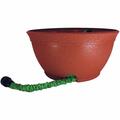 Emsco Group Hose Hider Distressed Pot For Expandable Hose, Terra Cotta 1580-1